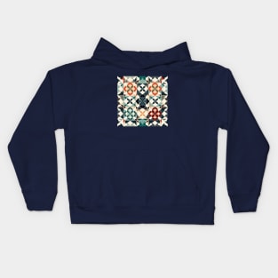 Colorful Tile Design Kids Hoodie